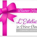 buono regalo estetica in primo piano